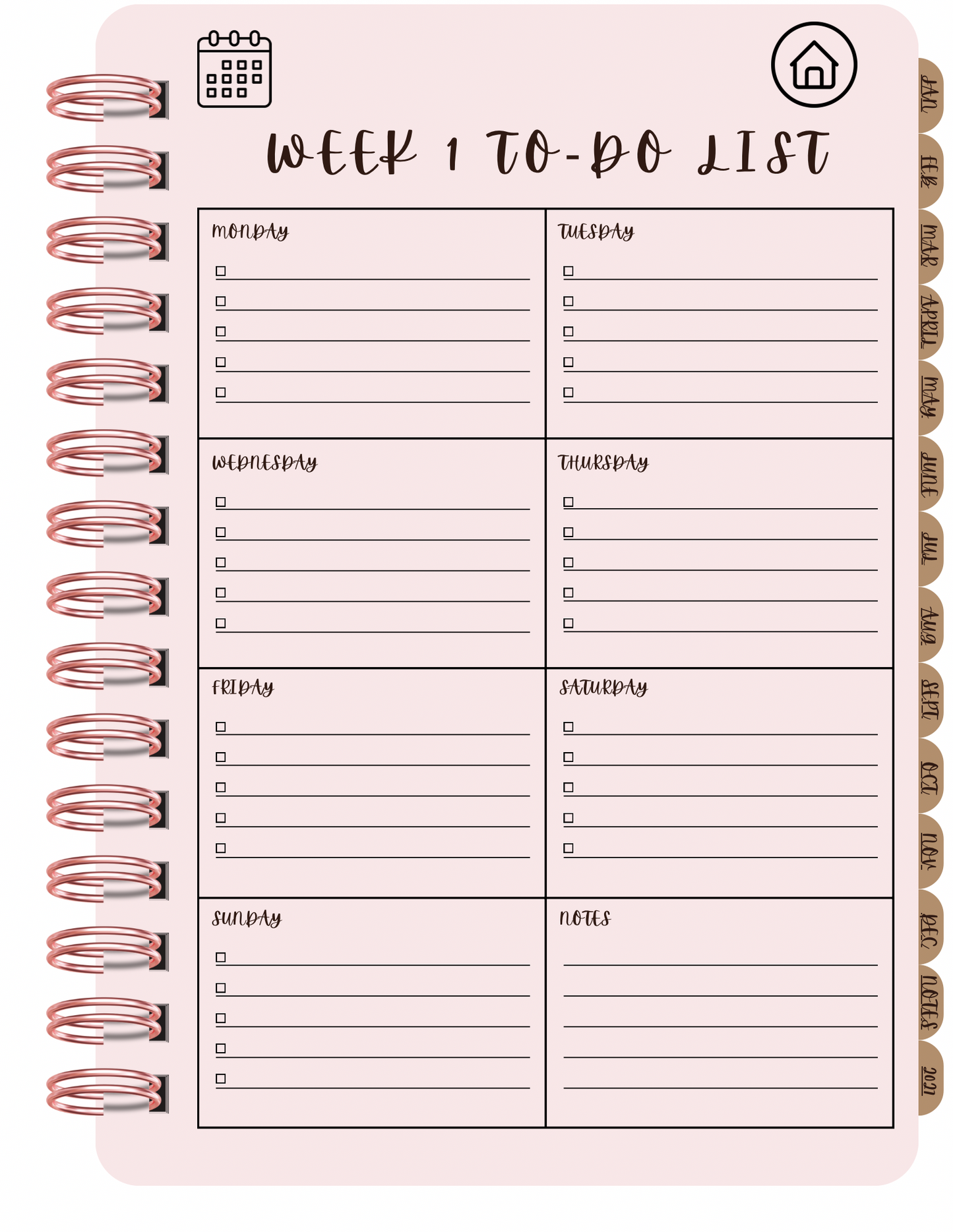 2026 Digital Accountability Planner